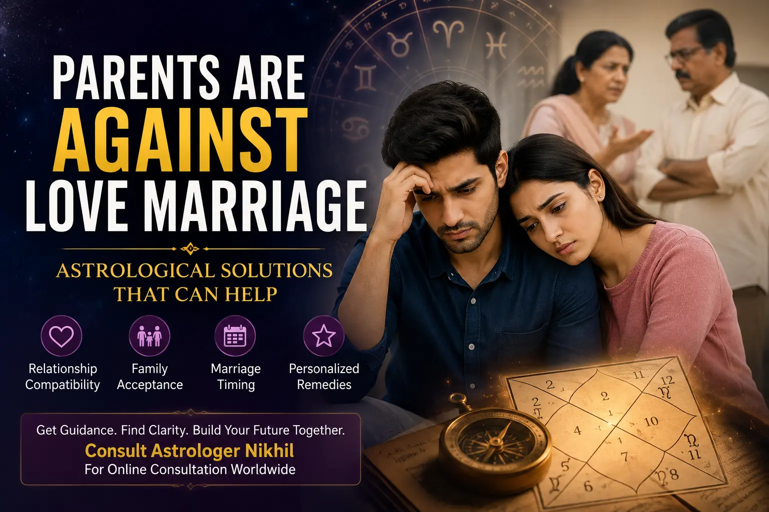 Parents Are Against Love Marriage: Astrological Solutions That Can Help